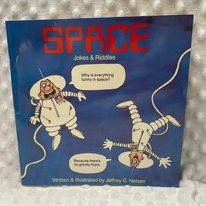 “Space Jokes & Riddles” softcover book